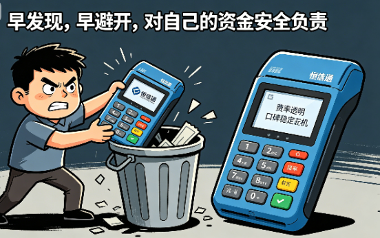 随行付POS机：恒信通POS机“精准收割”费率暴涨至万260？