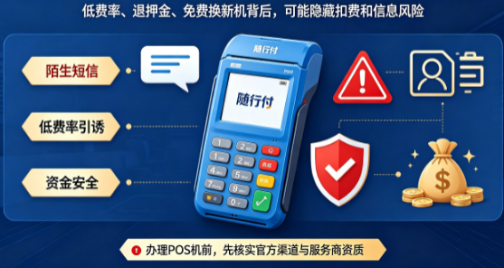 随行付POS机：陌生短信推送的POS机，到底有多危险？